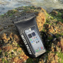 Водоустойчива чанта с регулируема презрамка за iPhone - 2L - черна
