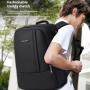 COOLBELL CB-8311 раница със заключващ се цип за iPad / MacBook до 16" - черна