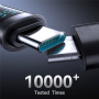 JOYROOM S-A16 Pro плетен кабел за зареждане и данни - USB-A към USB-C - 1,2 m - черен