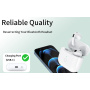 Резервно зарядно устройство с USB-C конектор за AirPods 3 - бяло
