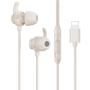 Слушалки WEKOME YB07 с Lightning конектор - бежови