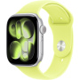 Оригинален Apple спортна каишка за Apple Watch Ultra 49mm / 46mm / 45mm / 44mm / 42mm - M/L - неоново жълт