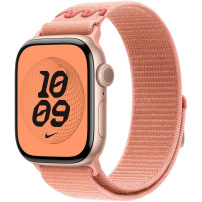 Оригинален Apple прорязващ спортен каишка Nike за Apple Watch 42mm / 41mm / 40mm / 38mm - Alpenglow Pink