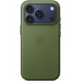 Оригинален Apple калъф от плат TechWoven с MagSafe за iPhone 17 Pro - зелен