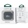 Lacoste Croc Logo силиконов калъф с карабинер за AirPods 4 / 5 - черен