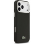 Lacoste Iconic Petit Pique Camera Stand кейс с MagSafe за iPhone 17 Pro Max - черен