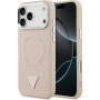 Guess Triangle Logo кейс с MagSafe за iPhone 17 Pro Max - розов