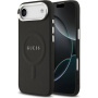 Калъф Guess Saffiano с MagSafe за iPhone Air - черен