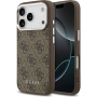 Guess 4G калъф с MagSafe за iPhone 17 Pro - кафяв