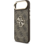 Guess 4G Metal Logo Gold Frame калъф за iPhone Air - кафяв
