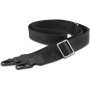 Karl Lagerfeld Saffiano Crossbody Metal Karl and Choupette калъф с регулируема презрамка за iPhone 17 Pro Max - черен