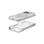 UAG Plyo високо устойчив прозрачен калъф с розов MagSafe за iPhone 17 Pro - прозрачен