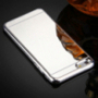 Огледален защитен калъф за Apple iPhone 6 Plus / 6S Plus - сребърен