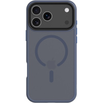 Tactical Hyperstealth прозрачен калъф с MagSafe за iPhone 17 Pro Max - тъмно син