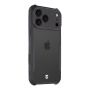 Tactical Quantum Stealth кейс със подсилени ъгли за iPhone 17 Pro Max - черен