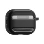 Spigen Rugged Armor устойчив калъф с карабинер за AirPods Pro 3 - черен