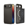 Spigen Thin Fit ултратънък калъф с MagSafe за iPhone Air - тъмно сив