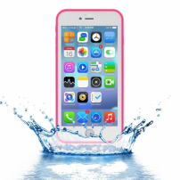 Водоустойчив калъф с диамантен мотив за Apple iPhone 8 Plus / 7 Plus - розов