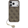Guess 4G Charms калъф за iPhone 17 Pro Max - кафяв