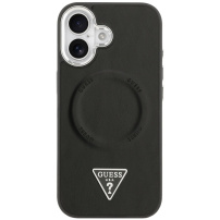 Guess Triangle Logo кейс с MagSafe за iPhone 17 - черен