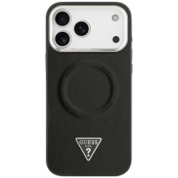 Guess Triangle Logo кейс с MagSafe за iPhone 17 Pro Max - черен