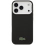 Lacoste Iconic Petit Pique Camera Stand кейс с MagSafe за iPhone 17 Pro Max - черен