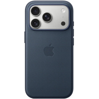 Оригинален Apple TechWoven калъф с MagSafe за iPhone 17 Pro - син