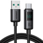 JOYROOM S-A16 Pro плетен кабел за зареждане и данни - USB-A към USB-C - 1,2 m - черен