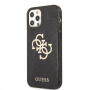 Guess Big 4G Full Glitter кейс за iPhone 12 Pro Max - черен