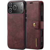 DG.Ming 2в1 сваляем калъф с флип за iPhone 17 Pro Max - бордо