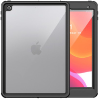 Удароустойчив водоустойчив калъф за iPad 10,2" (2019-2021) - черен