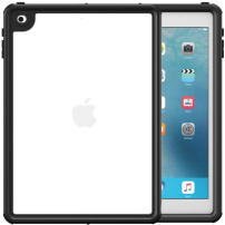 Удароустойчив водоустойчив калъф за iPad 9,7" (2017/2018) - черен