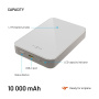 FIXED MagZen 10 Crystal Qi2 безжично MagSafe powerbank с USB-C порт - 10 000mAh - титаниев