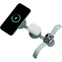 ENERGEA Bazic GoMag Trio 2 3в1 сгъваемо безжично MagSafe зарядно за iPhone / Apple Watch / AirPods - 15W - ментово