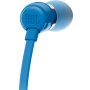 Слушалки JBL T110 с 3,5 mm жак - сини