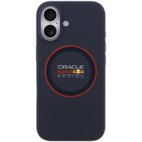 Силиконов калъф Oracle Red Bull Racing Red Ring с MagSafe за iPhone 17 - тъмносин