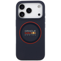 Oracle Red Bull Racing Red Ring силиконов калъф с MagSafe за iPhone 17 Pro Max - тъмно син