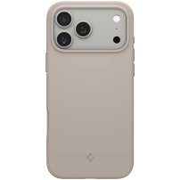 Spigen Silicone Fit силиконов калъф с MagSafe за iPhone 17 Pro Max - бежов
