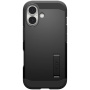 Spigen Tough Armor T устойчив калъф със стойка и MagSafe за iPhone 17 - черен