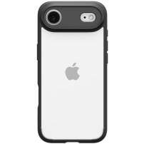 Spigen Ultra Hybrid прозрачен калъф с цветна рамка за iPhone Air - черен