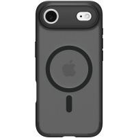 Spigen Ultra Hybrid матов прозрачен калъф с MagSafe за iPhone Air - черен