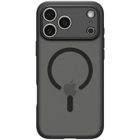 Spigen Ultra Hybrid матов прозрачен калъф с MagSafe за iPhone 17 Pro Max - черен