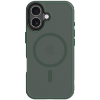 Tactical Hyperstealth прозрачен калъф с MagSafe за iPhone 17 - маслинен