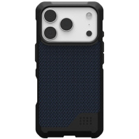 UAG Metropolis LT устойчив калъф с MagSafe за iPhone 17 Pro - тъмно син
