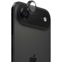 FIXED Camera Glass закалено стъкло с алуминиева рамка за защита на обектива на камерата за iPhone Air - черен