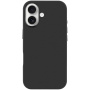 FIXED MagFlow силиконов калъф с MagSafe за iPhone 17 - черен