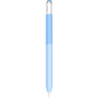Двуцветен силиконов калъф за Apple Pencil (USB-C) - син