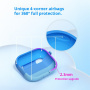 Силиконов калъф с ленти и карабина за AirPods Pro 3 - розов