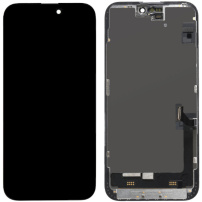 Refurbished Original OLED дисплей със сензорно стъкло и рамка за Apple iPhone 15 Plus