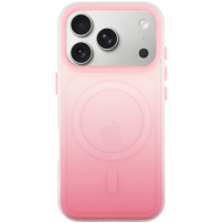 Защитен калъф с преливащ цвят и MagSafe за iPhone 17 Pro Max - розов